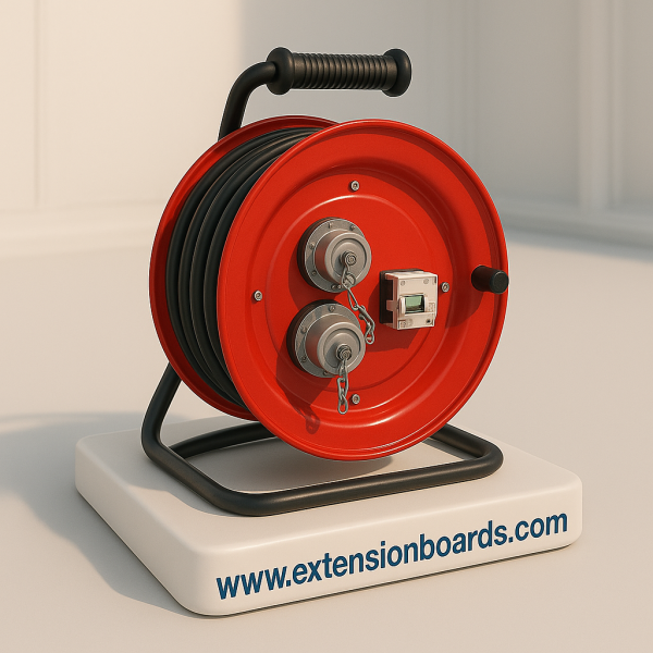 cable extension reel drum for industrial use