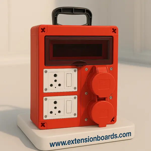 industrial extension board in polycarbonate enclosure